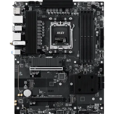 Материнская плата MSI PRO B850-S EVO WIFI, AM5, B850, ATX, DDR5