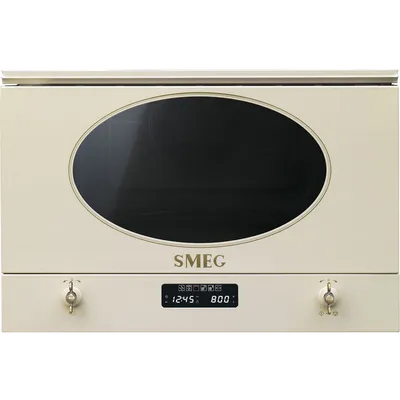 Микроволновая печь SMEG MP822PO, встраиваемая, 22 л, 850 Вт, гриль, 595×390×334 мм