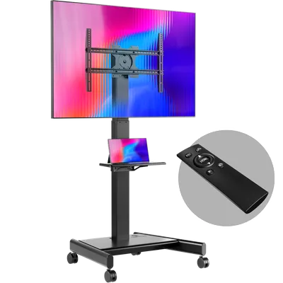 Стойка ONKRON TS1552 Elift BLACK, 43–75", VESA до 600×400, 65 кг, моторизованная