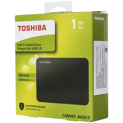 Внешний HDD Toshiba HDTB410EK3AA, 1 ТБ, USB 3.2