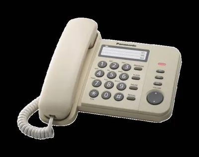 Телефон Panasonic KX-TS2352RUJ, бежевый