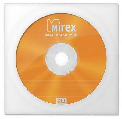 Диск DVD+R MIREX 205135, 4.7Gb, 16x