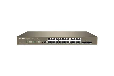 Коммутатор IP-COM G5328XP-24-410W, L3, управляемый, PoE, 24×1GbE, 4×10GbE SFP+