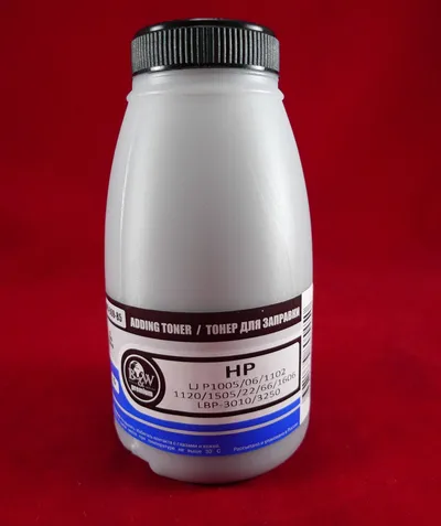 Тонер Black&White HPR-009-85, для CB435A/CE285A/CF283A/CF244A/CRG-712/725, 85г