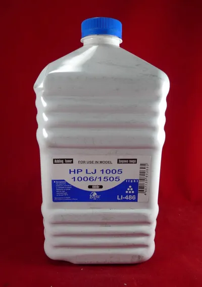 Тонер Black&White LI-486 для картриджей HP/Canon, 1 кг, фас. Россия