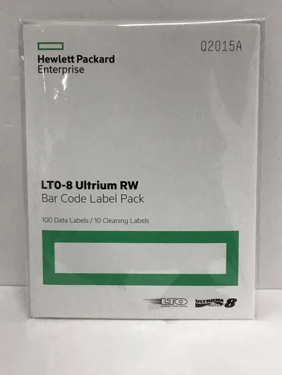 Наклейки на картриджи HP Q2015A, LTO8, 100+10