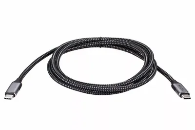 Кабель USB VCOM CU420M-1M, USB 3.2 Gen2x2, C—C, 20 Гбит/с, 100 Вт, 1 м