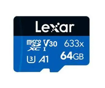 Карта памяти Lexar LMS0633064G-BNNNG microSDXC 64 ГБ, UHS-I U3 V30 A1