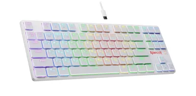 Клавиатура Defender Anubis, механическая, Bluetooth/2.4G, RGB, белая