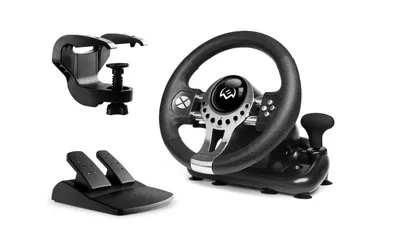 Руль SVEN SV-017996, GC-W700, с педалями, вибро