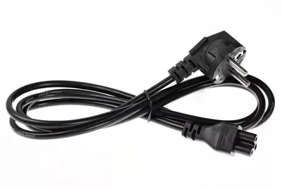Кабель питания VCOM ACE022-1.8M, 3-pin, угловая евровилка, 3G×0,5 мм², 1,8 м