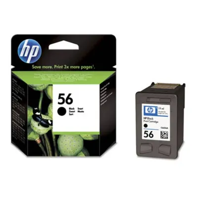 Картридж HP C6656AE (№56), чёрный, 19 мл, ресурс 520 страниц, оригинальный