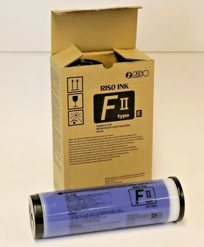 Краска Riso S-9481ME, синяя, FII TYPE BLUE, 1000 мл