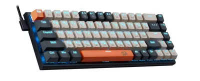 Клавиатура Defender 71342, механическая, проводная, 68кн, RGB