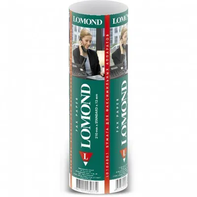 Термобумага Lomond для факса, 210 мм × 30 м, 48 г/м²