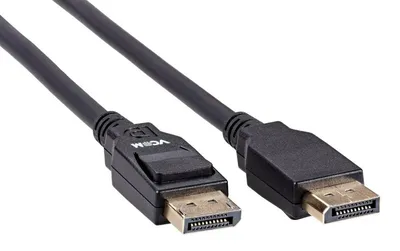 Кабель VCOM CG651-1.5 DisplayPort v2.1, 40 Гбит/с, 8K@60Hz, 1.5 м