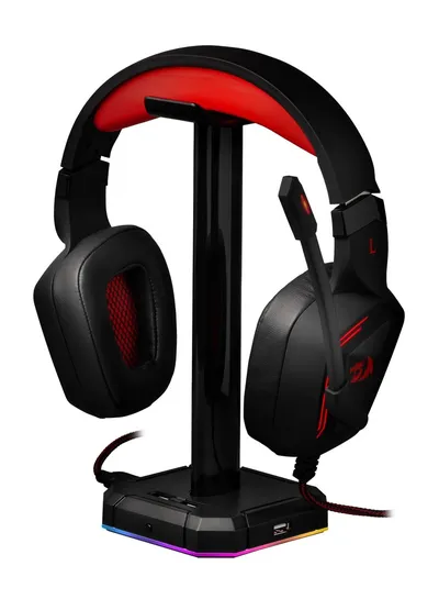 Подставка Defender Scepter Pro 77595, для наушников, 4×USB