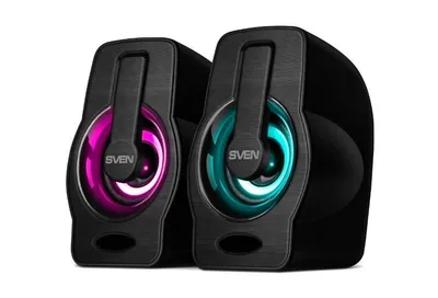 Колонки Sven SV-020149, 2.0, 2×3Вт, USB, черные