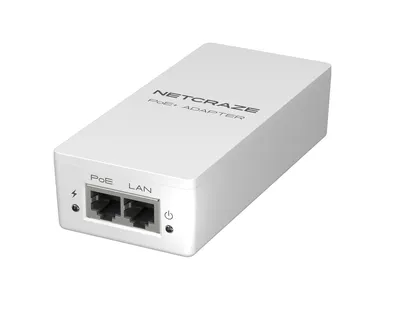 PoE-адаптер Netcraze (KEENETIC) NPA-150, гигабитный, PoE+ 30 Вт, 2×RJ-45