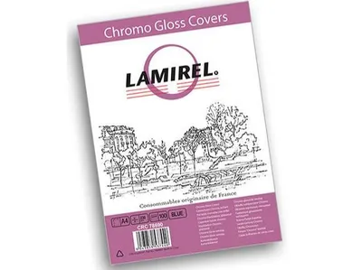 Обложки Fellowes LA-78690, Chromolux A4, глянцевые, 230г/м², 100шт