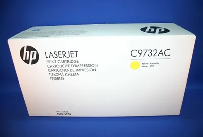 Картридж HP 645A C9732AC, жёлтый, 12000 страниц, для LaserJet 5500/5550