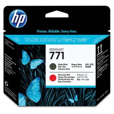 Печатающая головка HP CE017A, черный матовый/хроматический красный, для DJ Z6200