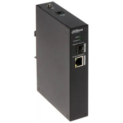 Медиаконвертер Dahua DH-PFS3102-1T, 1×RJ45 1Gb, 1×SFP 1Gb