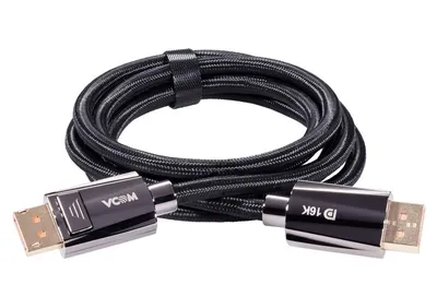 Кабель VCOM CG655-1.5 DisplayPort v2.1, 8K@60Hz, 1.5 м