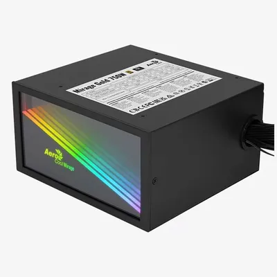 Блок питания 850W AeroCool Mirage Gold Fully Modular (ATX12V Ver. 2.52, 80+ GOLD, fan 12cm RGB ) (4711099472604) Ret