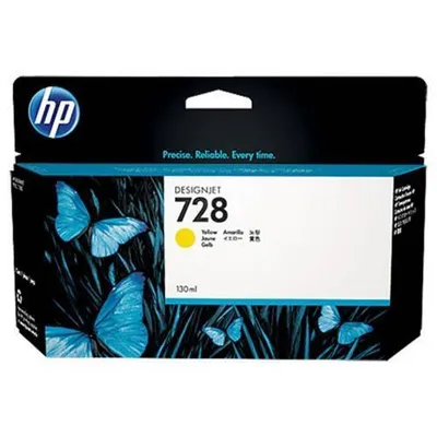 Картридж HP F9J65A, желтый, 130 мл