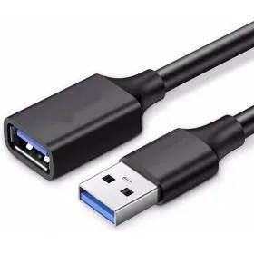 Кабель USB VCOM TUS708-0.5M_049170, USB 3.0, AM–AF, 0.5 м