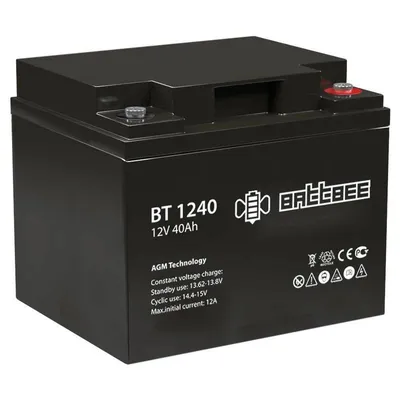 Аккумулятор BATTBEE BT 1240, 12В, 40Ач
