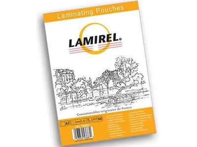 Плёнка для ламинирования Fellowes Lamirel LA-78655, A3, 75 мкм, 100 шт.