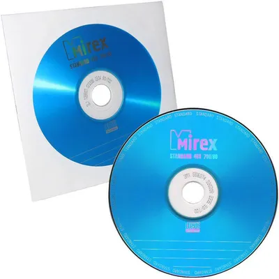 Диск CD-R Mirex UL120051A8C, 700 МБ, 48x, бумажный конверт