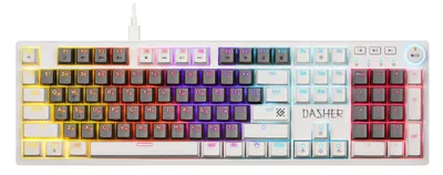 Клавиатура DEFENDER Dasher GK-472, механическая, USB, 107 клавиш, подсветка