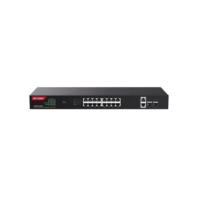 Коммутатор IP-COM G1120P-16-250W, 16×1GbE PoE, 2×1GbE, 2×SFP, 250W
