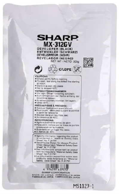 Девелопер Sharp MX312GV, для AR6020/AR6023/AR6026/AR6031
