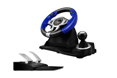 Руль Sven SV-015435, GC-W600, с педалями, вибро, PC/PS3