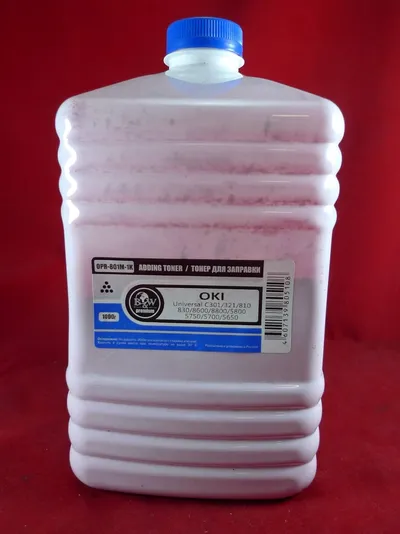 Тонер Black&White OPR-801M-1K, Magenta, 1 кг, для OKI и Ricoh