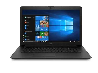 Ноутбук HP17 17-by1021ur 17.3" HD+, Intel Core i5-8265U, 4Gb, 1Tb + 16Gb SSD (Optane), DVD-RW, DOS, черный