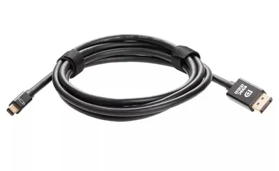 Кабель VCOM TA683M-1.8M, Mini DisplayPort — DisplayPort, 1,8 м, 4K@120Hz, 8K@60Hz