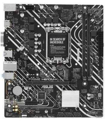 Материнская плата ASUS PRIME H610M-K (LGA1700/H610/2xDDR4/mATX/VGA, HDMI) (90MB1GA0-M0EAY0)