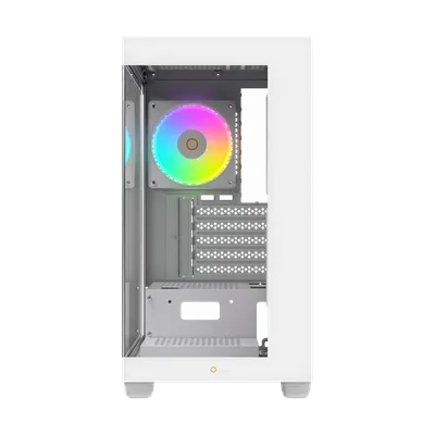 Корпус ПК Ocypus Gamma C52 WH ARGB, Mini-Tower, TG, 3×120мм ARGB