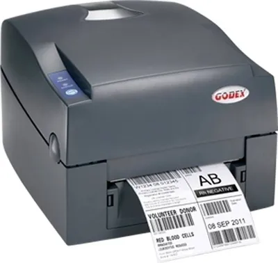 Принтер этикеток Godex TT G500UES,  203 dpi, 4", 5 ips,  USB+RS232+Ethernet, 1" core ribbon