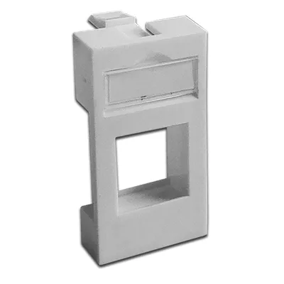 Вставка Keystone LANMASTER LAN-SIP-22R-WH, 22.5×45 мм, без шторок, IP20, белая