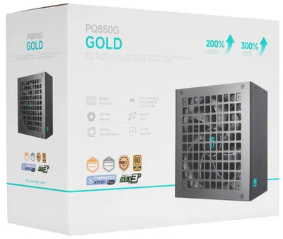 Блок питания Deepcool GAMERSTORM PQ850G, 850 Вт, ATX 3.1, 80+ GOLD, модульный