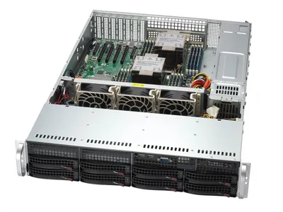 Серверная платформа Supermicro SYS-621P-TR_empty, 2U, 2×LGA4677, 16×DDR5, 8×3.5", 2×1GbE