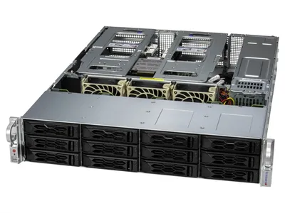 Серверная платформа Supermicro AS-2015CS-TNR_empty-NNC-004, 2U, AMD EPYC 9004, 12×3.5"