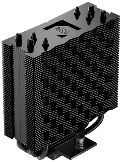 Кулер PCCooler RT400 ARGB BK, башенный, 120мм, 4 трубки, ARGB