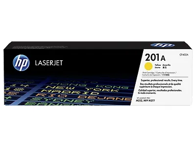 Картридж тонерный HP 201A CF402A, жёлтый, 1400 стр., LaserJet Pro